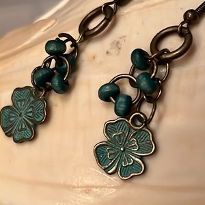 Four Leaf Clover Earrings.